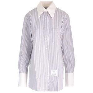 Thom Browne Women Seersucker Long Shirt